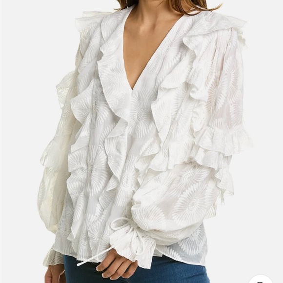 Ted Baker London Tops - Gorgeous Ted Baker Janeio Ruffle Sleeve Blouse - NWT